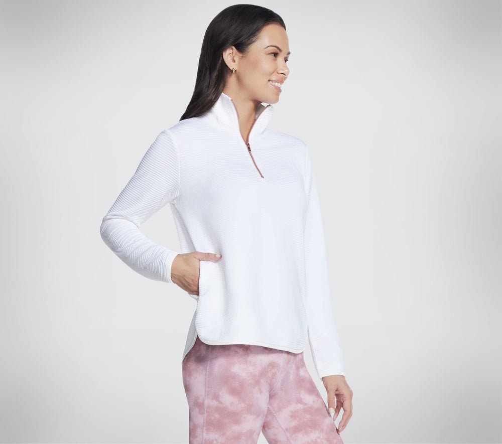 Skechers For sale | Women Soft Knit Ottoman 1/4 Zip