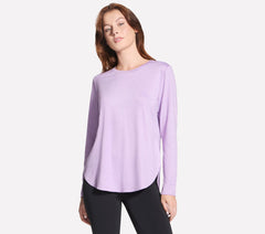 Skechers Outlet | Women GO DRI Swift Stripe Long Sleeve