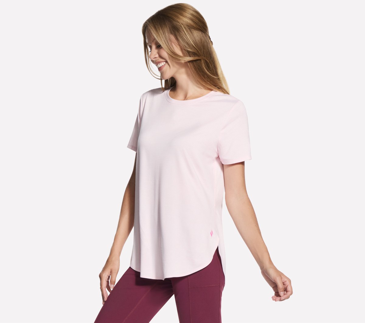 Skechers For sale | Women GO DRI Swift Stripe Tunic Tee