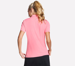 Skechers Sale | Women GO GOLF Short Sleeve Birdie Zip Front Polo