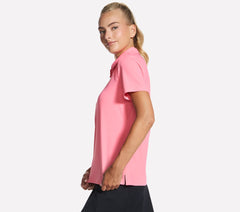 Skechers Sale | Women GO GOLF Short Sleeve Birdie Zip Front Polo
