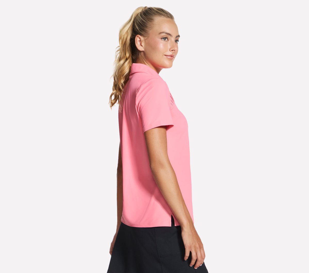Skechers Sale | Women GO GOLF Short Sleeve Birdie Zip Front Polo