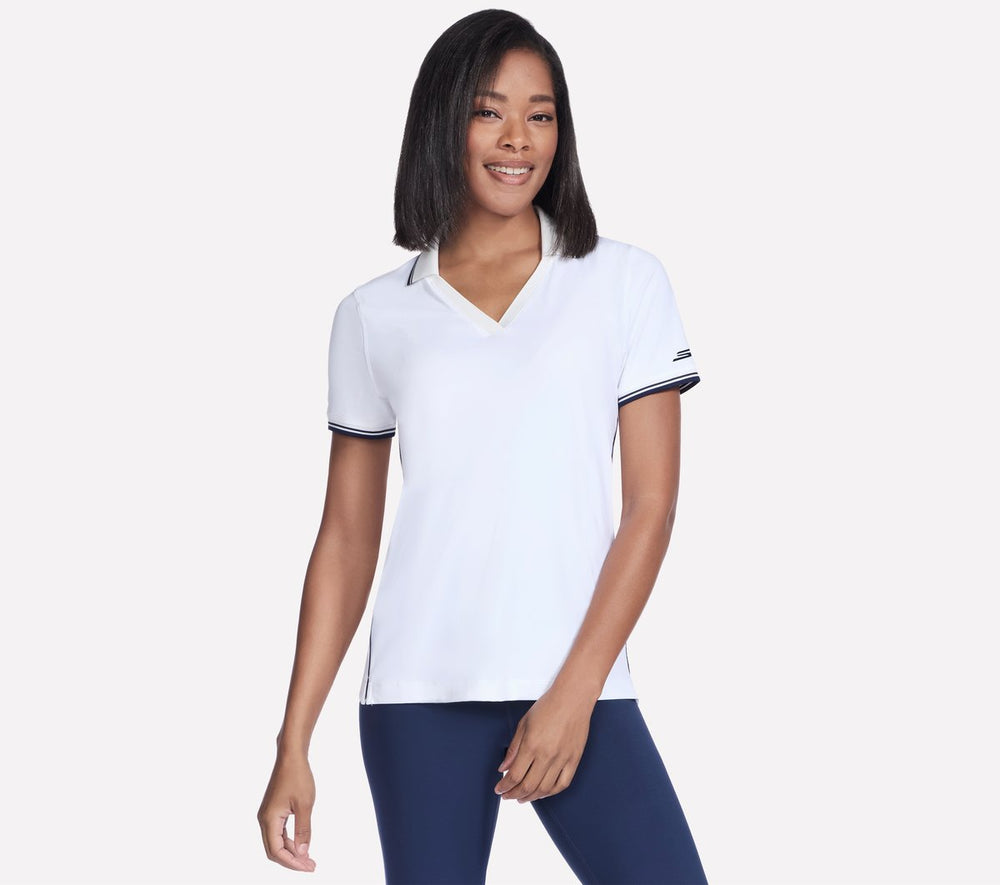Skechers Discount | Women Fairway Polo Short Sleeve