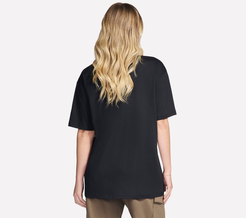 Skechers Online | Women Gold Splatter Diamond Short Sleeve Tee