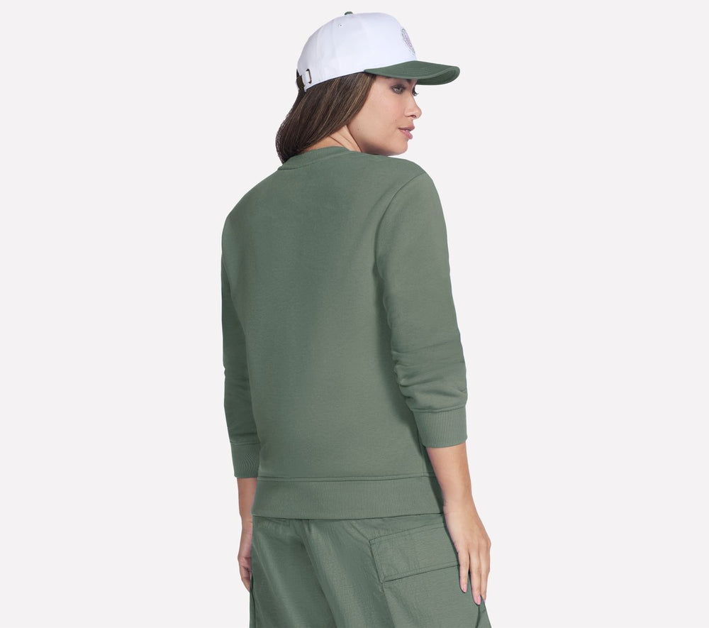 Skechers For sale | Women Collegiate Crest Crewneck