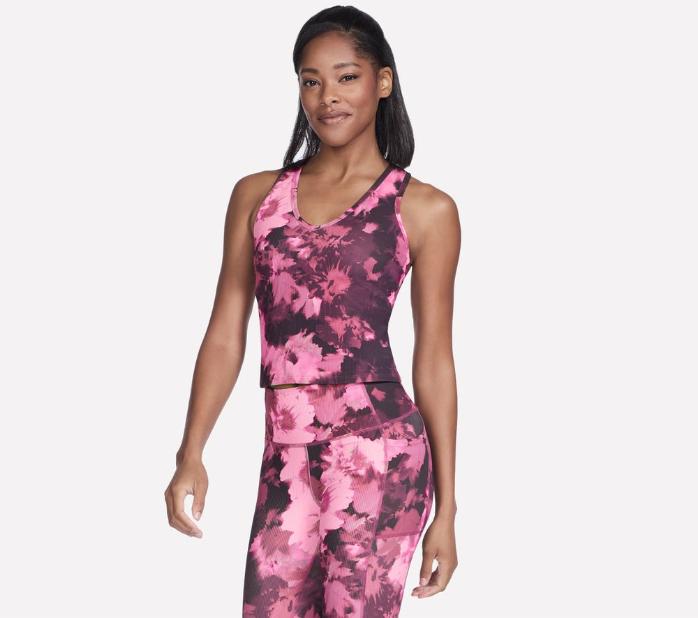 Skechers US | Women GO FLEX RIB Inbloom V-Neck Tank