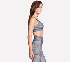 Skechers Discount | Women GO WALK Evolution Printed Zip Front Bra