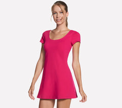 Skechers On sale | Women GO WALK Scoop Short Sleeve Dress