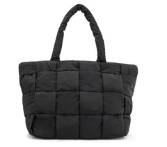 Skechers Discount | Women|Kids|Clothing Quilted Checkered Shopper Bag