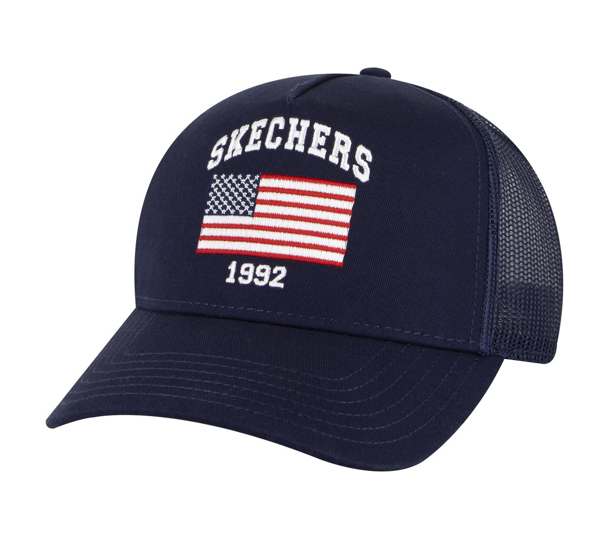 Skechers Outlet | Women|Men|Clothing Accessories USA Flag Trucker Hat