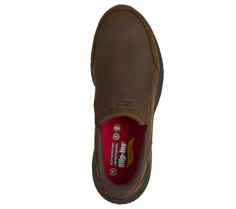 Skechers Sale | Men Slip-ins Work Slip-Resistant: Arch Fit Crosser