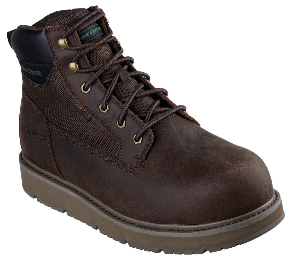 Skechers Discount | Men John Deere Waterproof: Flex-Wedge Ranger - Hollow Rapids