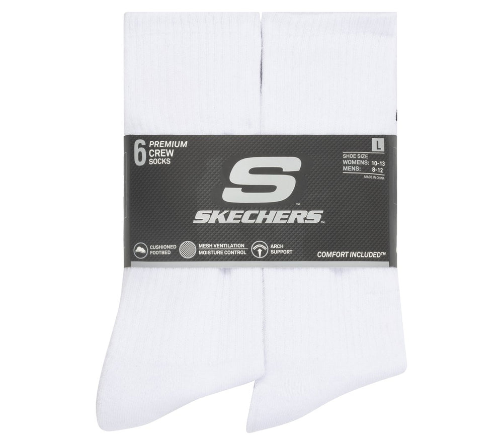 Skechers US | Men|Clothing 6 Pack Large Core Crew Socks