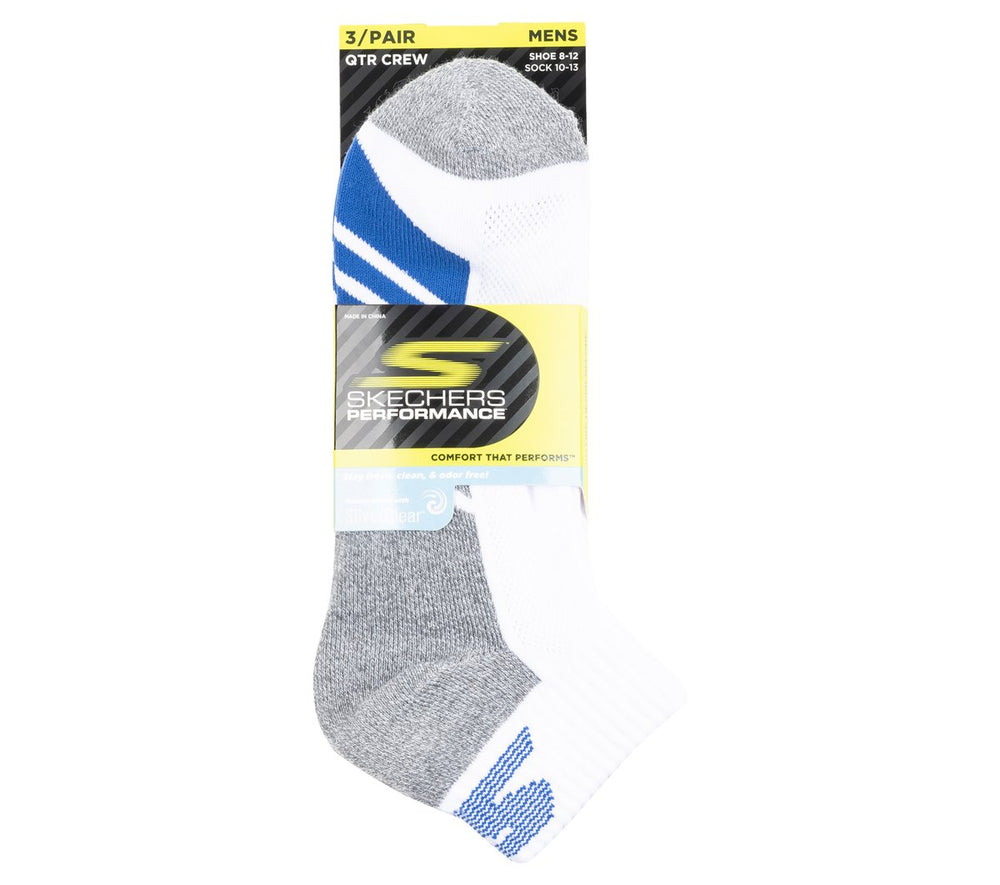 Skechers For sale | Men|Clothing 3 Pack Men's Half Terry Quarter Crew Socks