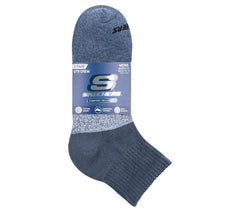 Skechers US | Men|Clothing 3 Pack Men's Colorblock Quarter Socks