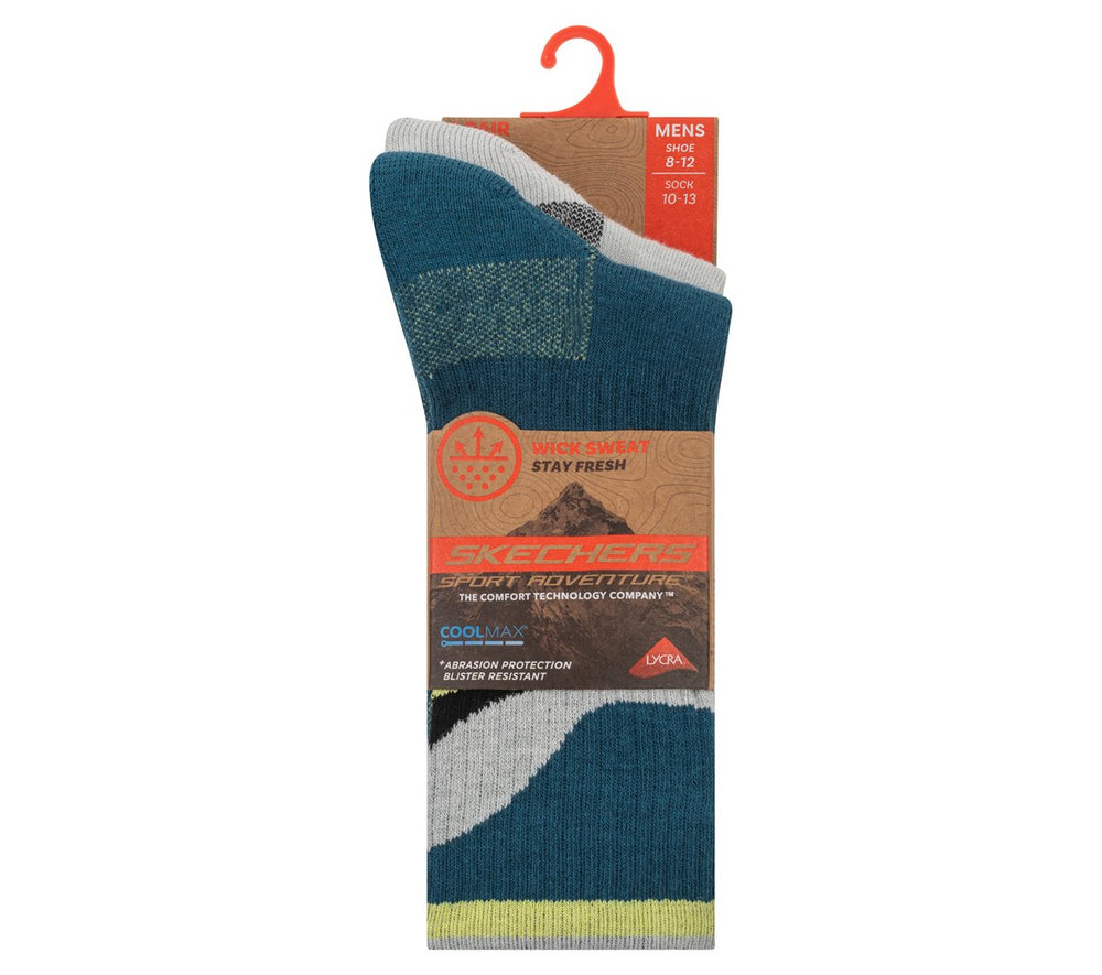 Skechers Sale | Men|Clothing 2 Pack Men's Crew Trail Socks