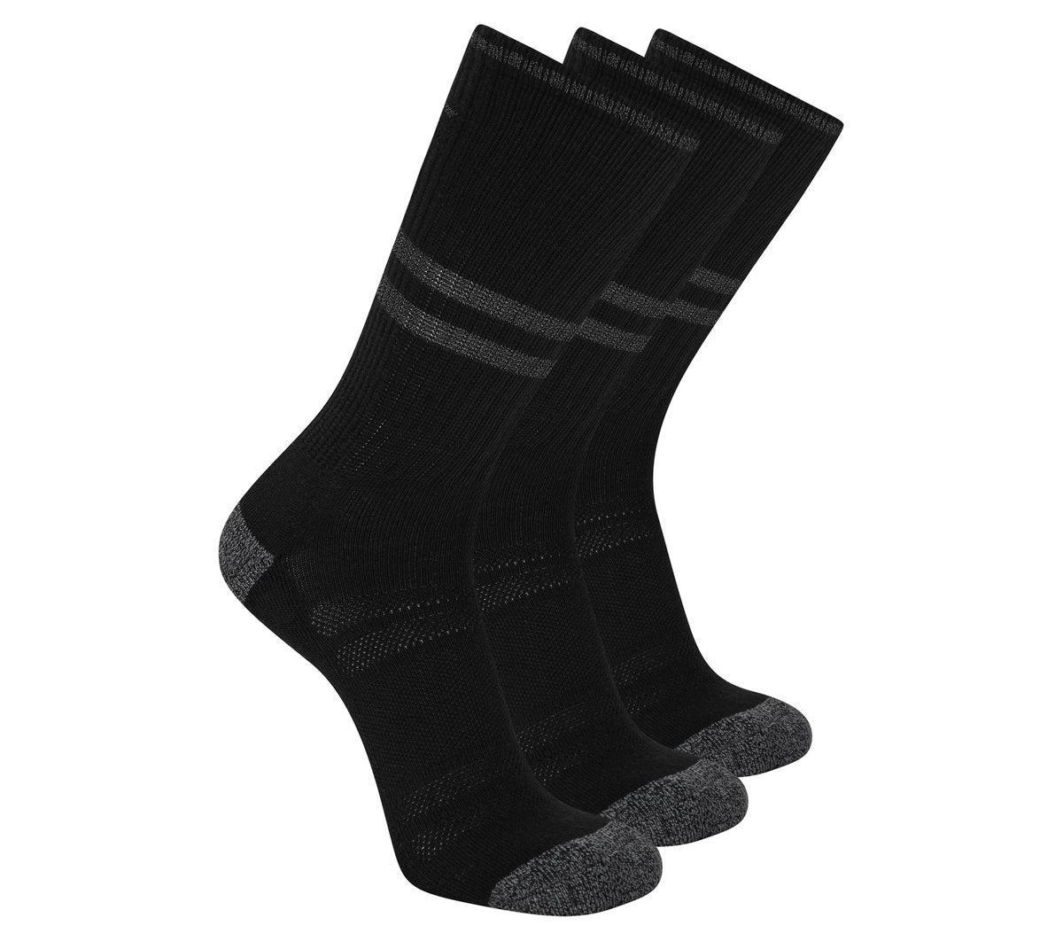 Skechers Outlet | Men|Clothing 3 Pack Men's Reflective Performance Crew Socks