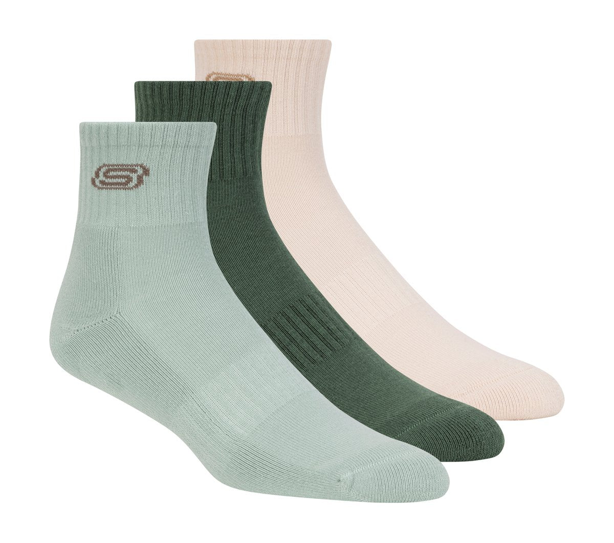 Skechers Outlet | Men|Clothing 3 Pack Men's Lifestyle Quarter Socks