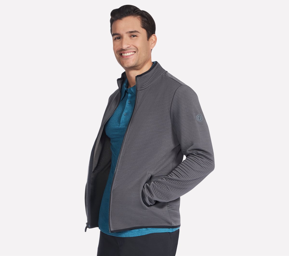 Skechers Sale | Men The Hoodless Hoodie Ottoman Jacket