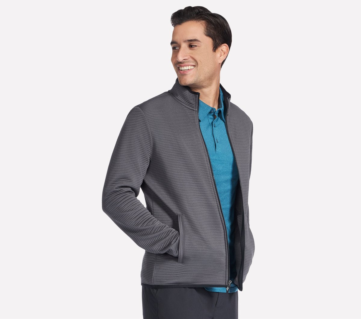 Skechers Sale | Men The Hoodless Hoodie Ottoman Jacket