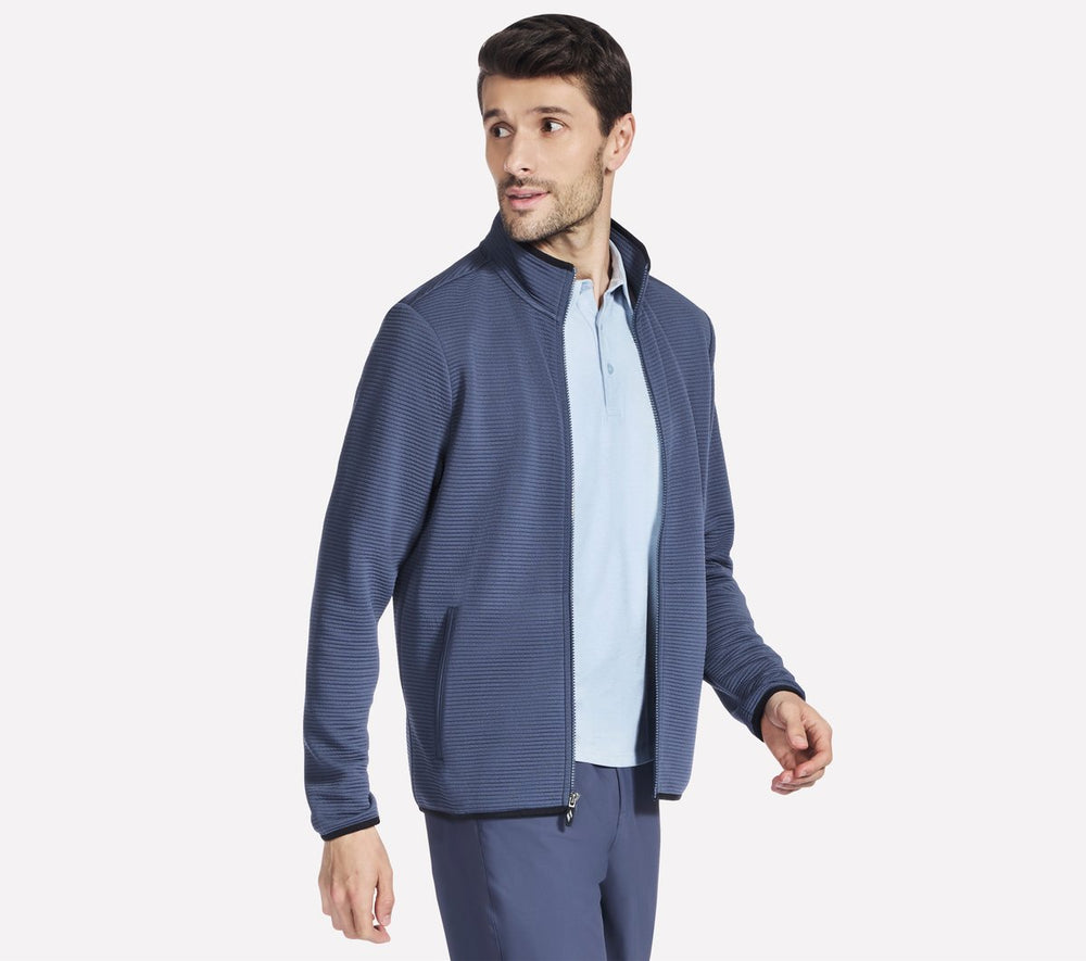 Skechers Outlet | Men The Hoodless Hoodie Ottoman Jacket