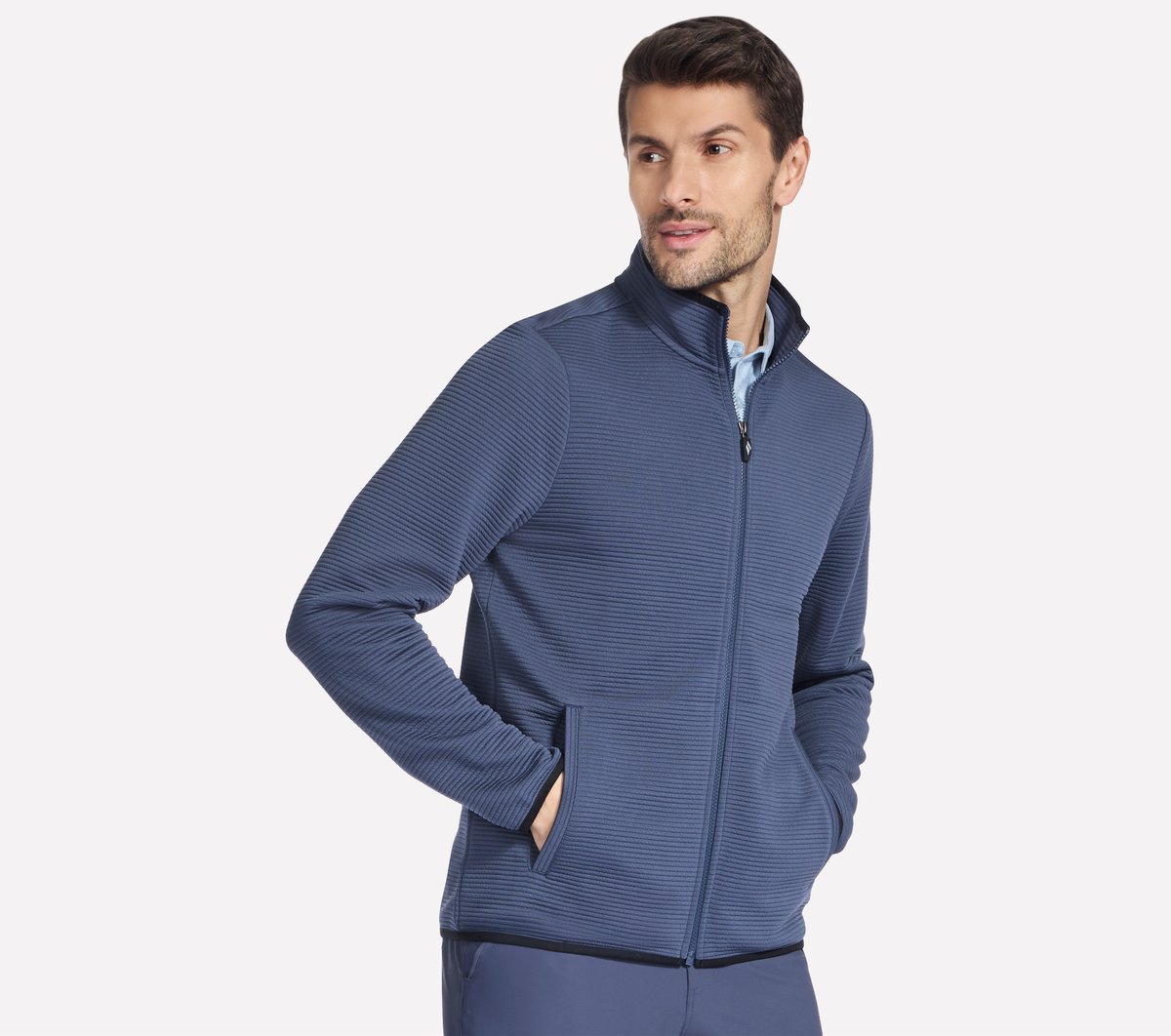 Skechers Outlet | Men The Hoodless Hoodie Ottoman Jacket
