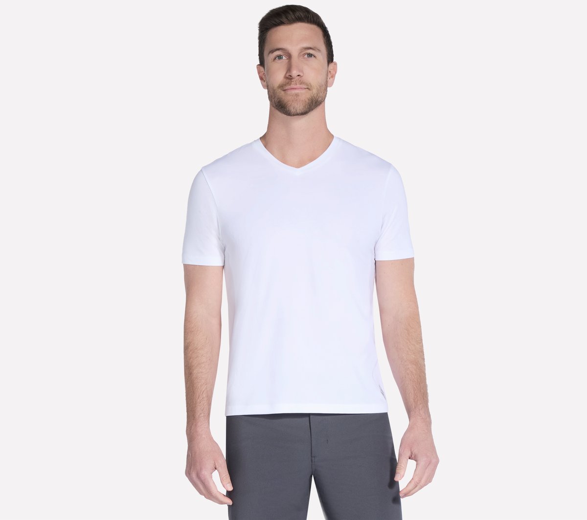 Skechers US | Men GO DRI Pima Short Sleeve V-Neck