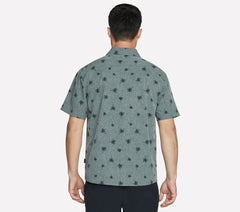 Skechers Sale | Men The GO WALK Air Printed Short Sleeve Shirt