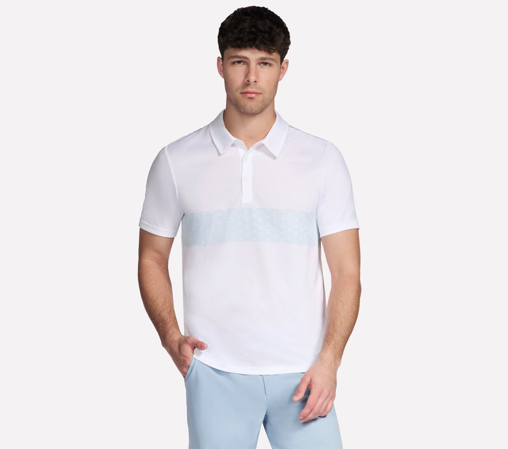 Skechers US | Men GO DRI Charge Palm Stripe Polo
