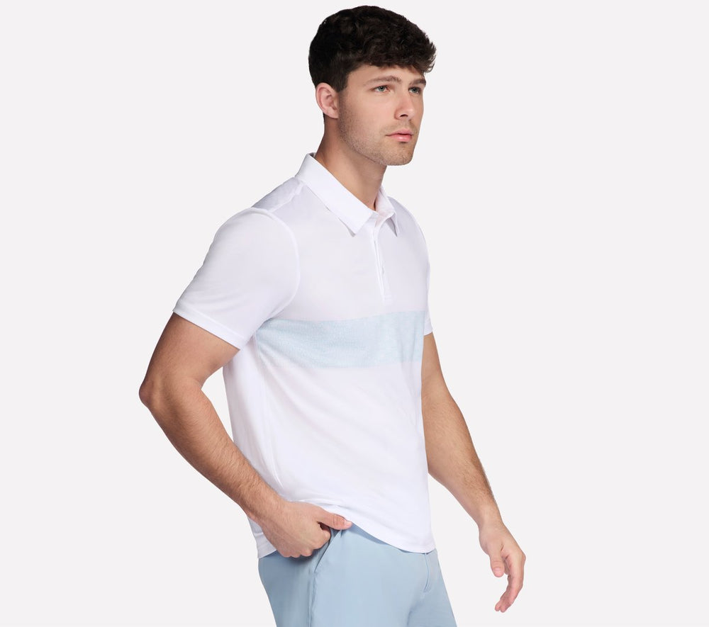 Skechers US | Men GO DRI Charge Palm Stripe Polo