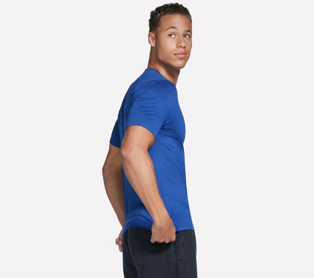 Skechers Sale | Men GO DRI All Day Stripe Tee