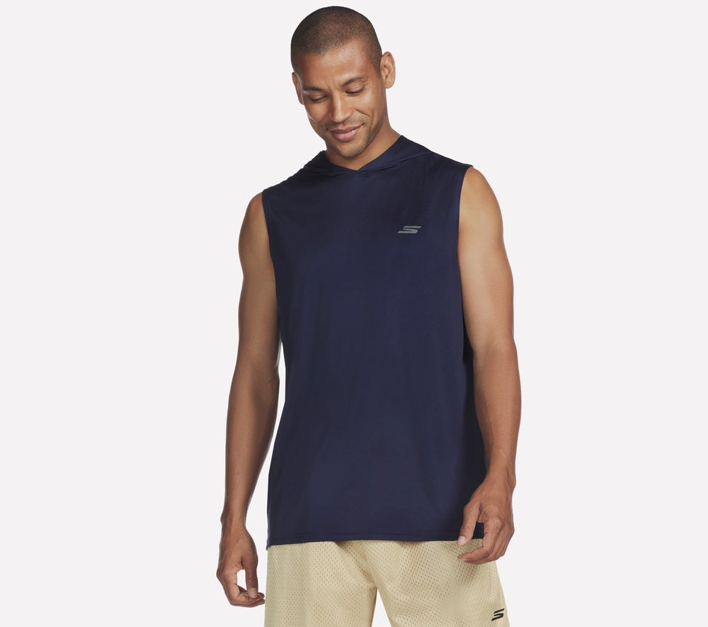 Skechers US | Men Hoops Sleeveless Hoodie