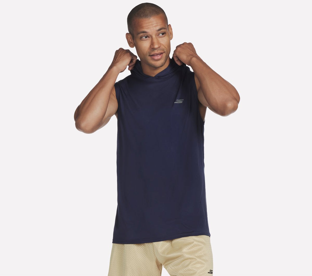 Skechers US | Men Hoops Sleeveless Hoodie