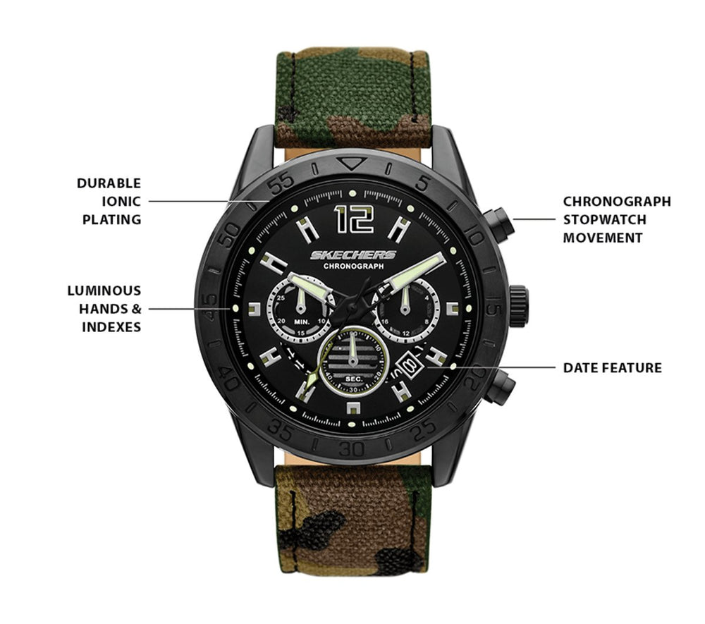 Skechers Outlet | Men|Clothing Kornblum Camo Watch