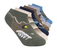 Skechers For sale | Kids|Clothing 6 Pack Boys' Dino Socks