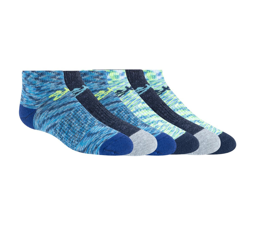 Skechers Online | Kids|Clothing 6 Pack Space Dye Low Cut Socks