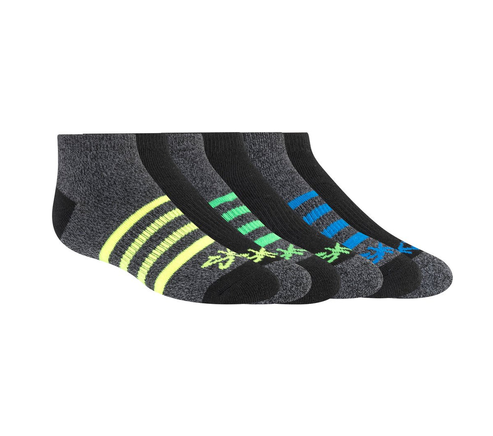 Skechers On sale | Kids|Clothing 6 Pack Low Cut Marled Stripe Socks
