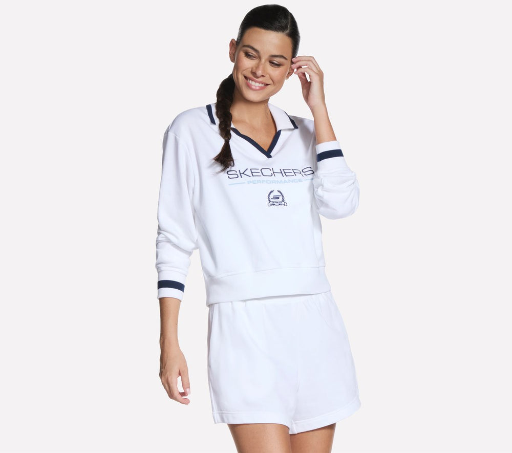 Skechers Discount | Women Court Classic Polo Crew