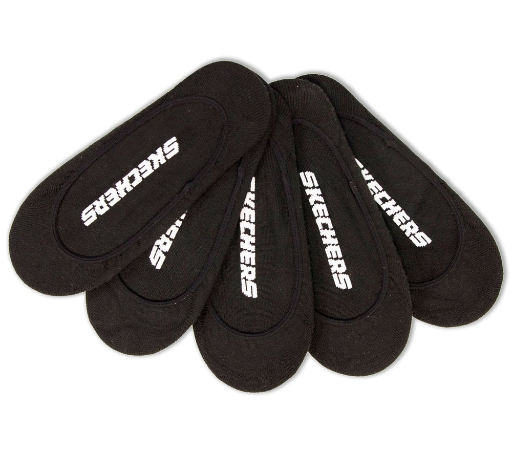 Skechers Sale | Clothing 5 Pack Non Terry Solid Liner Socks