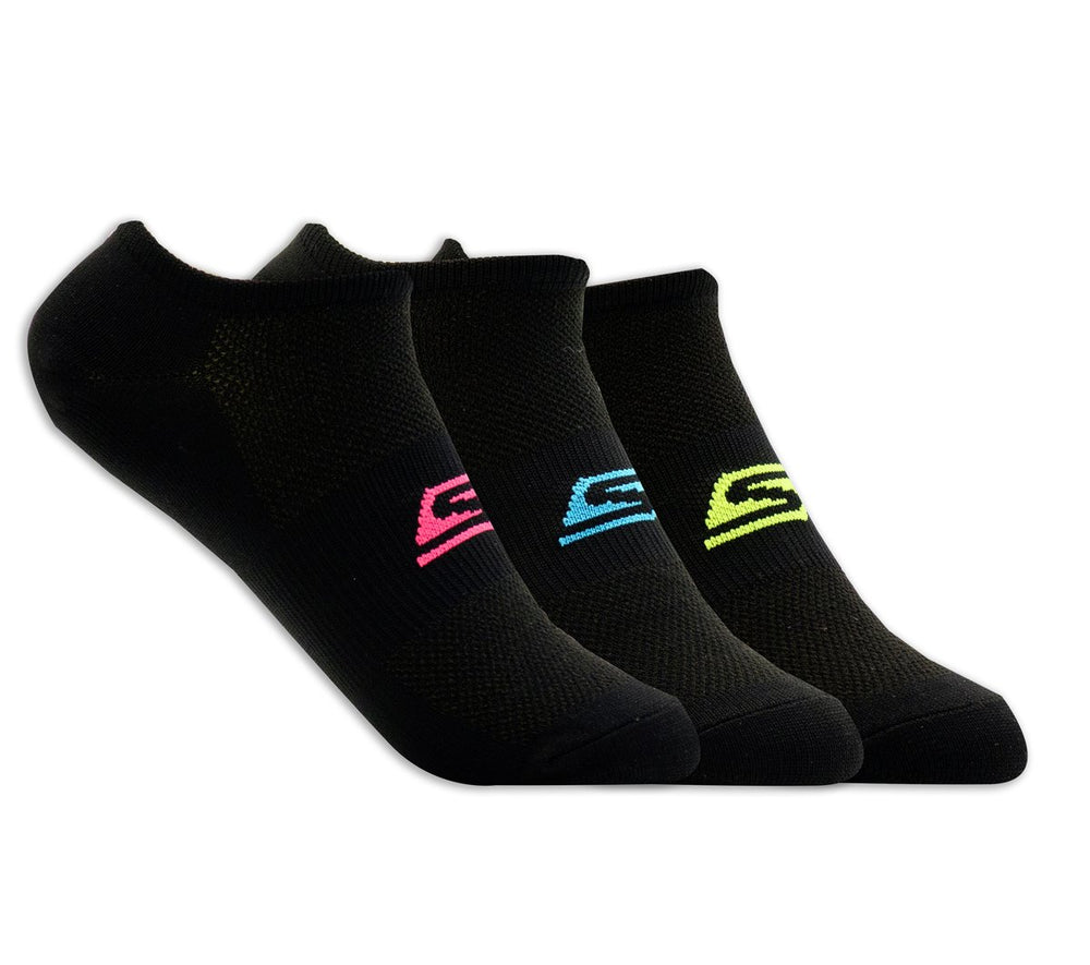 Skechers Outlet | Clothing 3 Pack No Show Stretch Socks