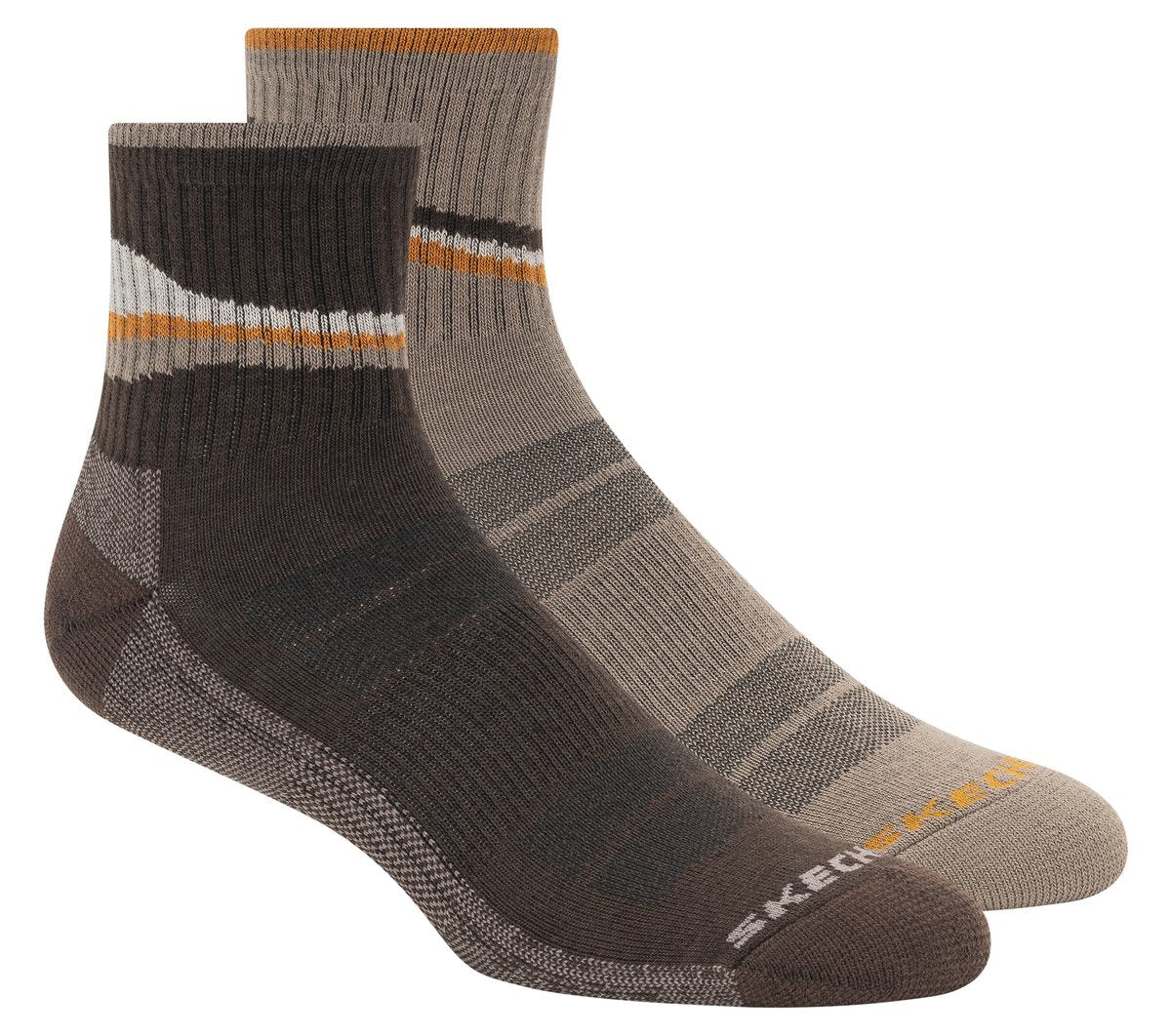 Skechers Sale | Clothing 2 Pack Men's Quarter Trail Socks