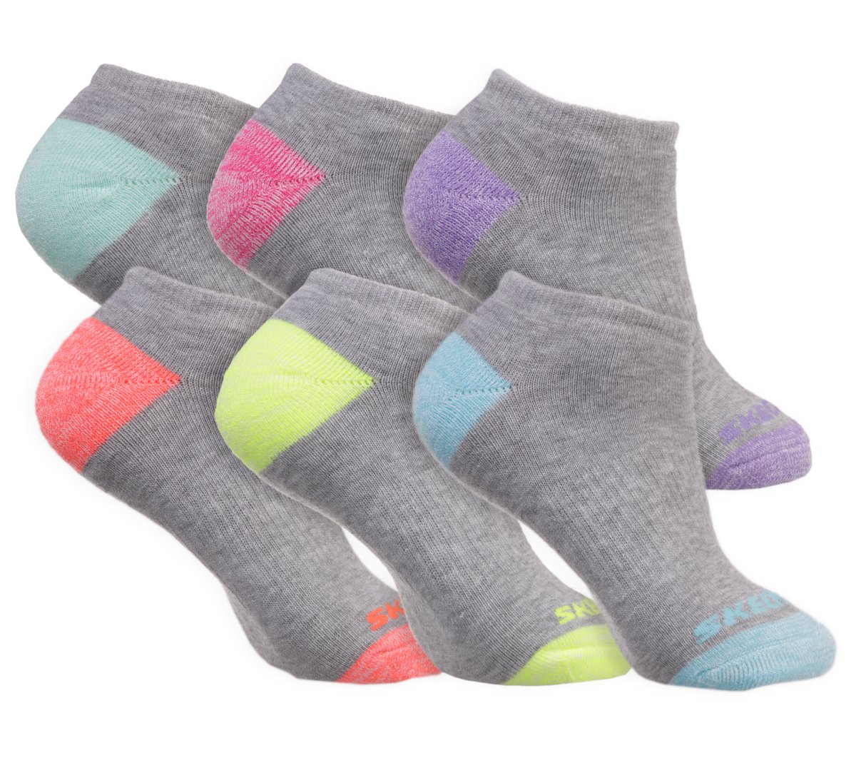 Skechers Sale | Clothing 6 Pack Low Cut Walking Socks