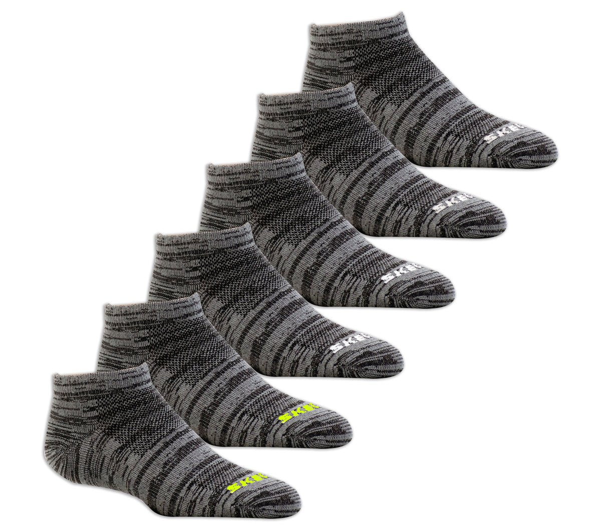 Skechers Online | Clothing 6 Pack Low Cut Non Terry Socks