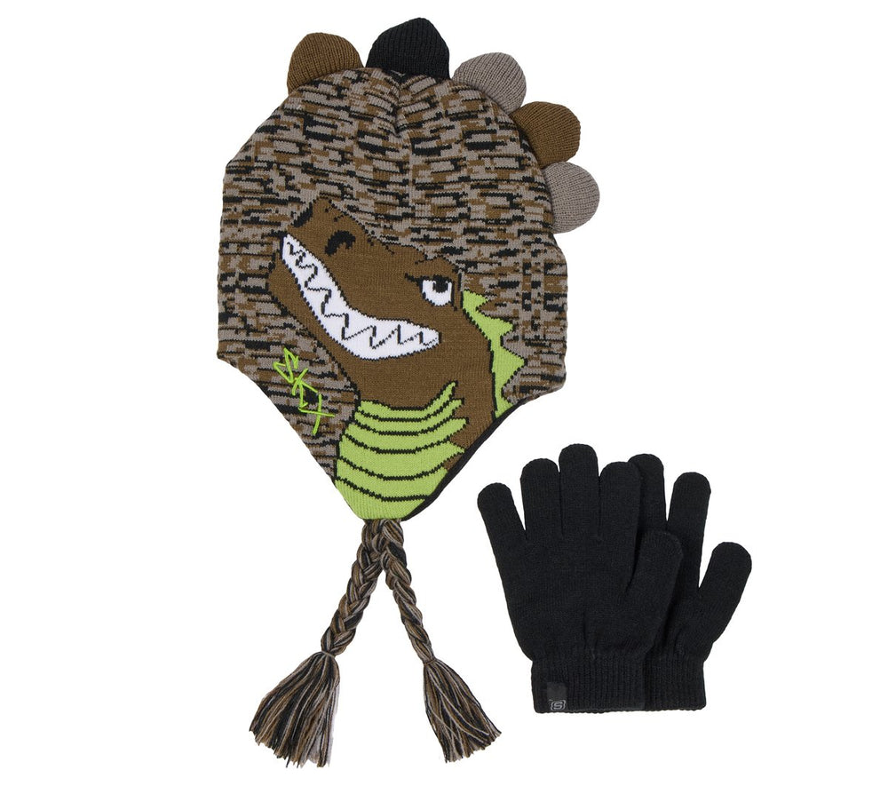 Skechers Sale | Clothing Camo Dino Hat and Glove Set