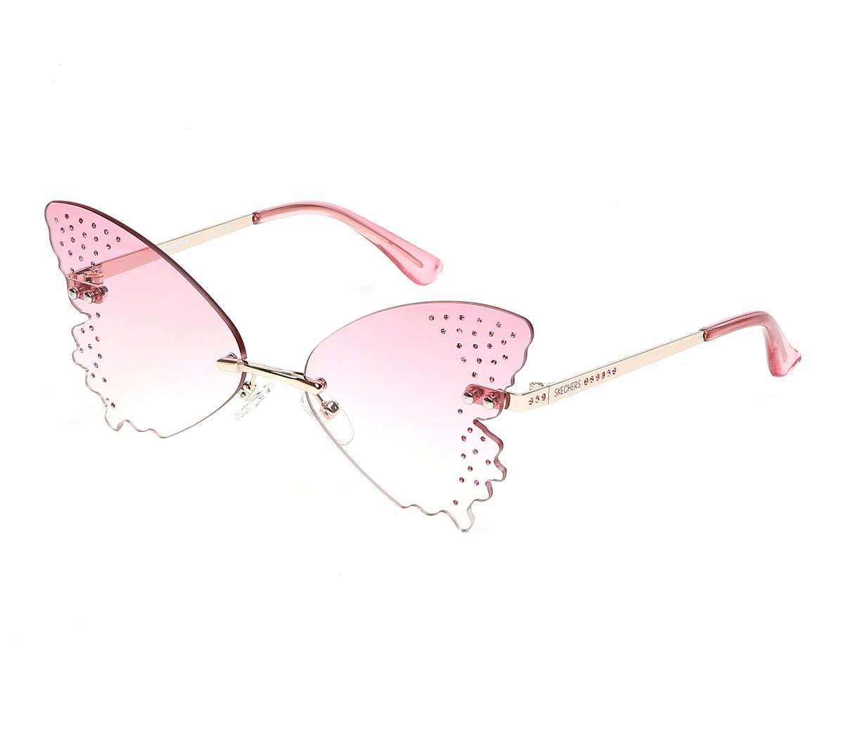 Skechers Discount | Clothing Rimless Butterfly Sunglasses