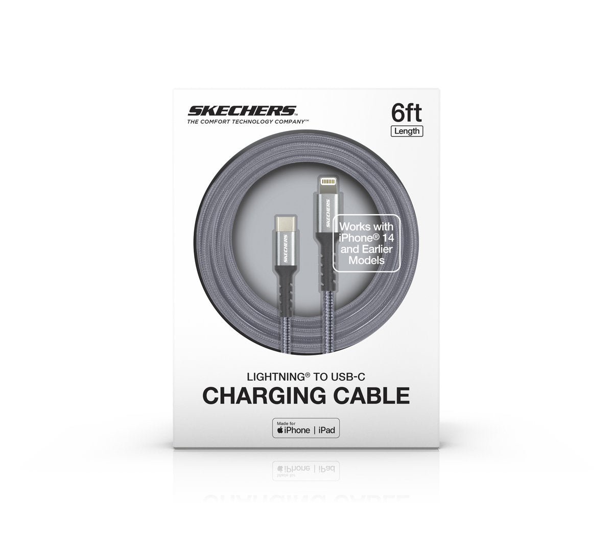 Skechers Online | Clothing Lightning to USB-C Charging Cable