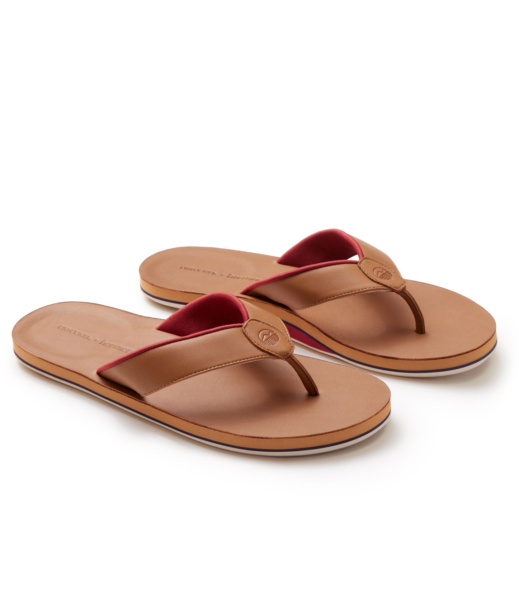 UNTUCKit Hari Mari Flip-Flops Tan