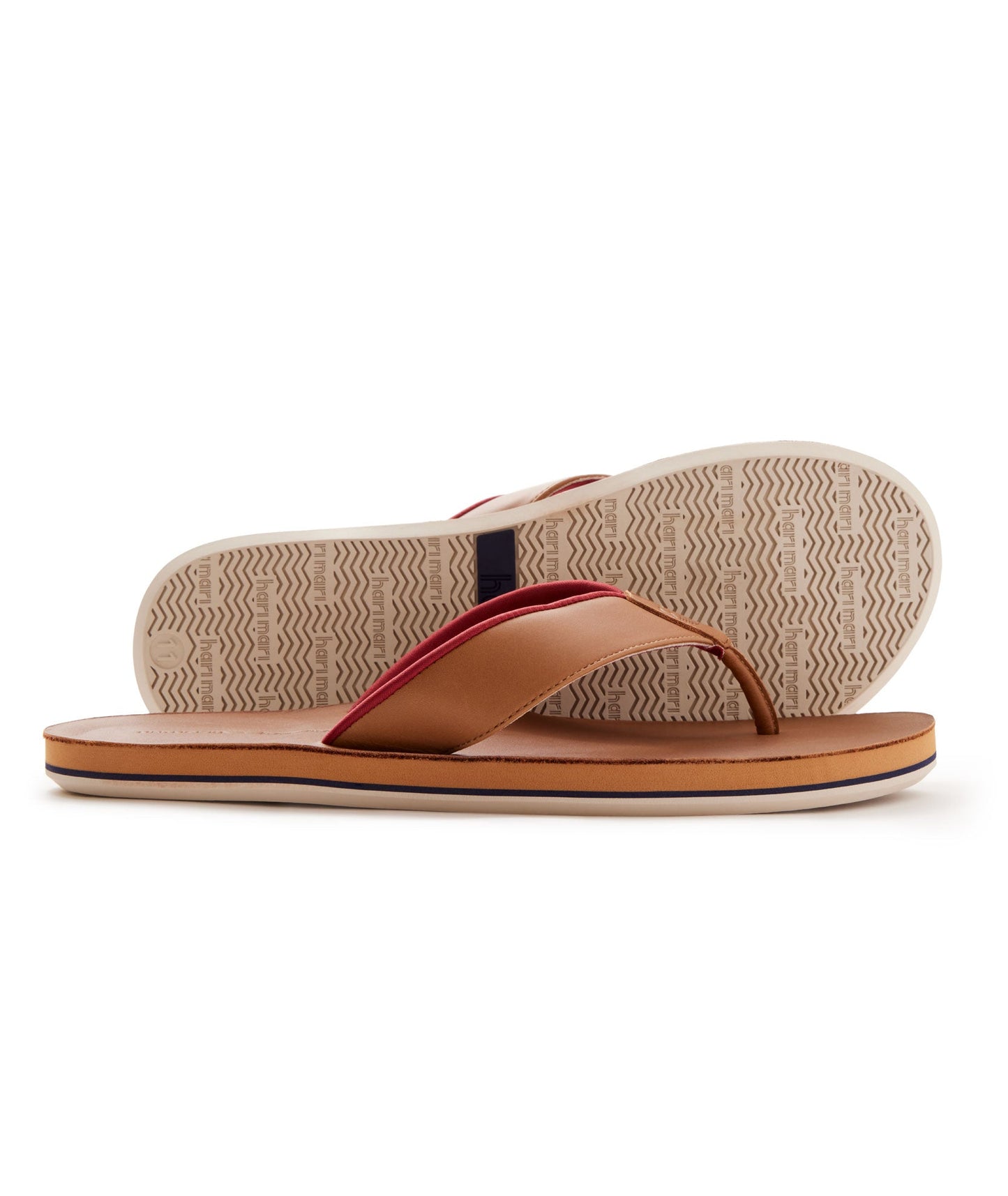UNTUCKit Hari Mari Flip-Flops Tan
