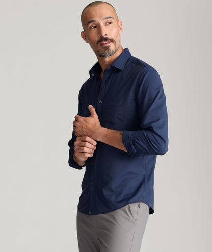 UNTUCKit Performance Gironde Shirt Navy