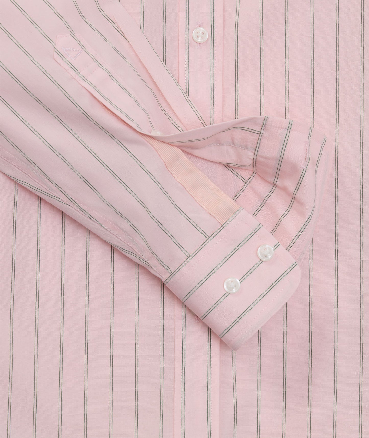 UNTUCKit Wrinkle-Free Classic Fit Isabella Shirt Pink & Green Stripe
